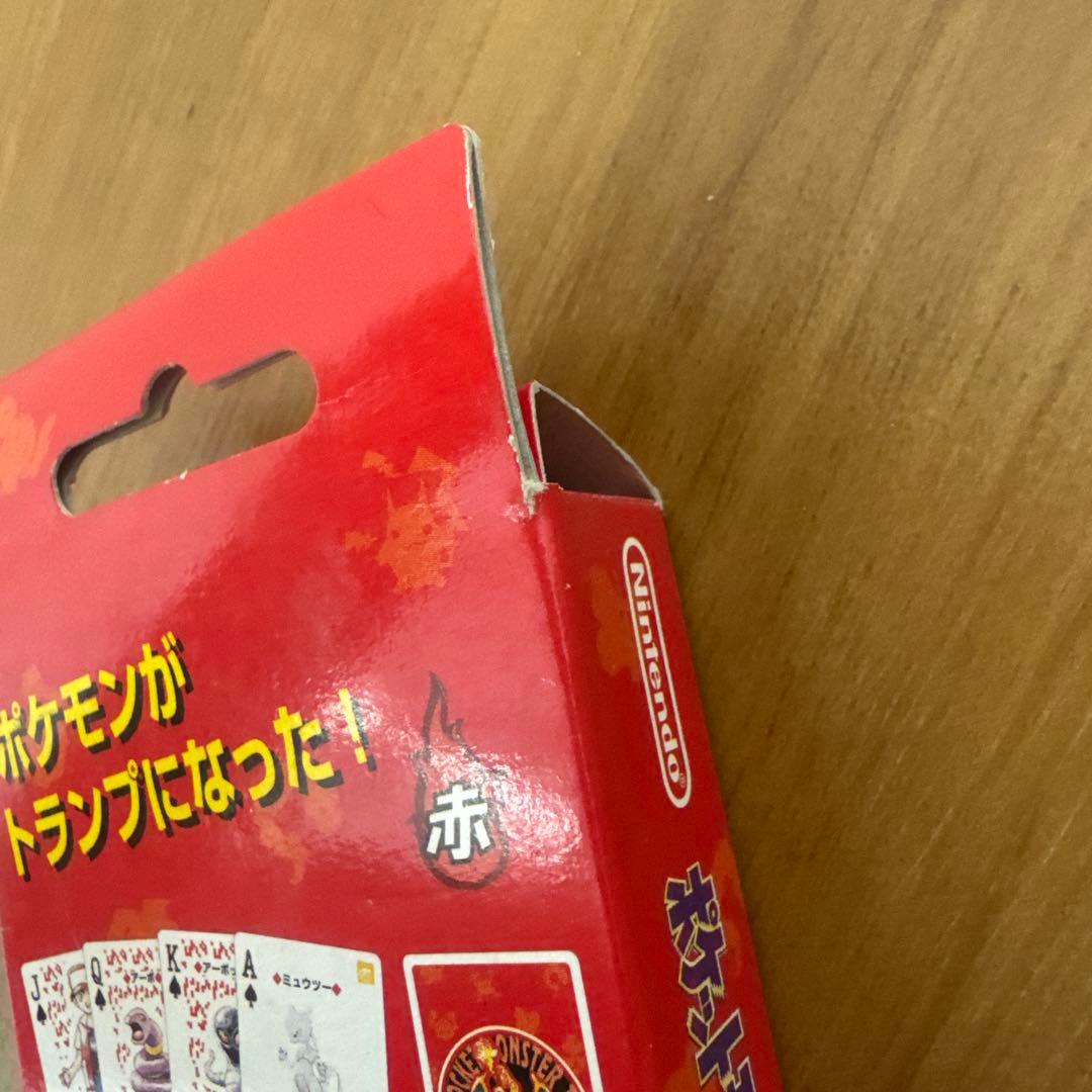 【レア・希少】初代 ポケモン ポケットモンスター トランプ　赤　未使用