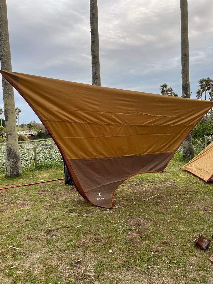 スノーピーク　ヘキサ　タープ　ヘキサタープ　ブラウン