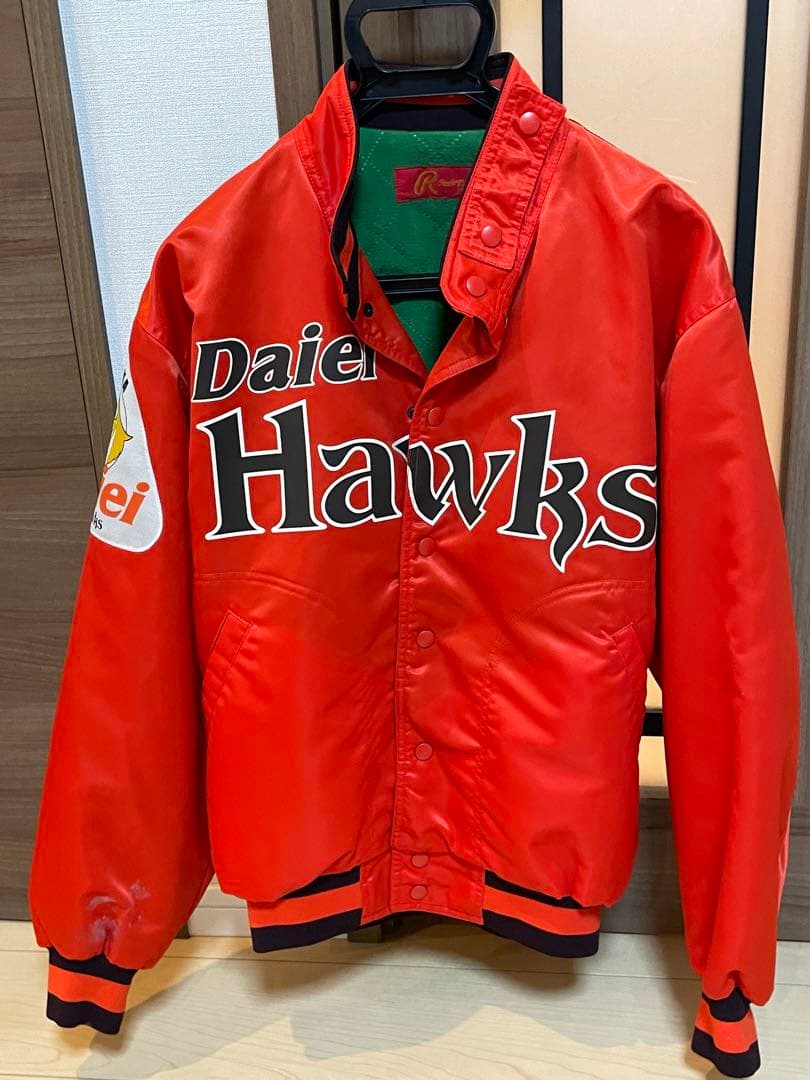 【美品】ダイエー ホークス ジャケット 赤