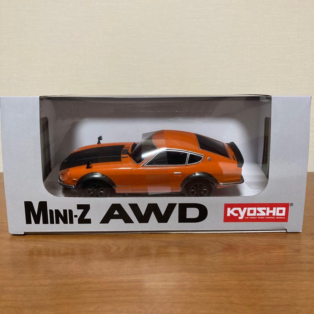 未使用 京商 ミニッツAWD フェアレディ 240Z-L チューンド オレンジ