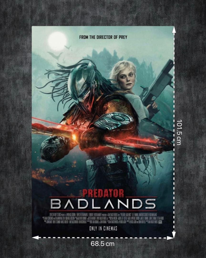 *枚数限定*映画館用両面印刷ポスターINTL版:プレデター バッドランド