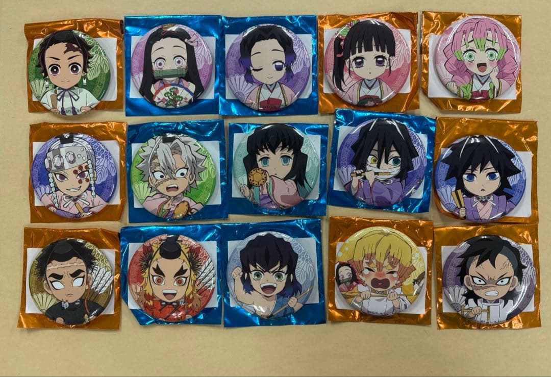 鬼滅の刃　ufotablecafe　2020　ひなまつり　缶バッジ　コンプリート