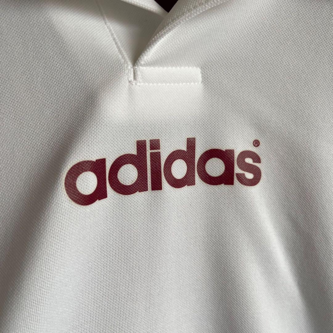 90s adidasデサント デッドストック 長袖サッカーシャツ ビッグサイズ