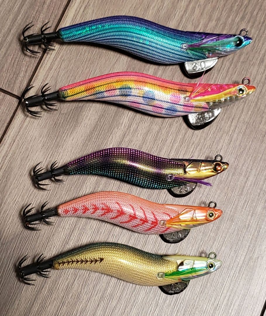 て*ん様 エギング　ダートマックス3号×2個　2.5号×3個の6個セット【希少】