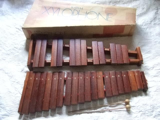 ●KAWAI カワイ シロホン カリン 木琴 2段 音楽 演奏●