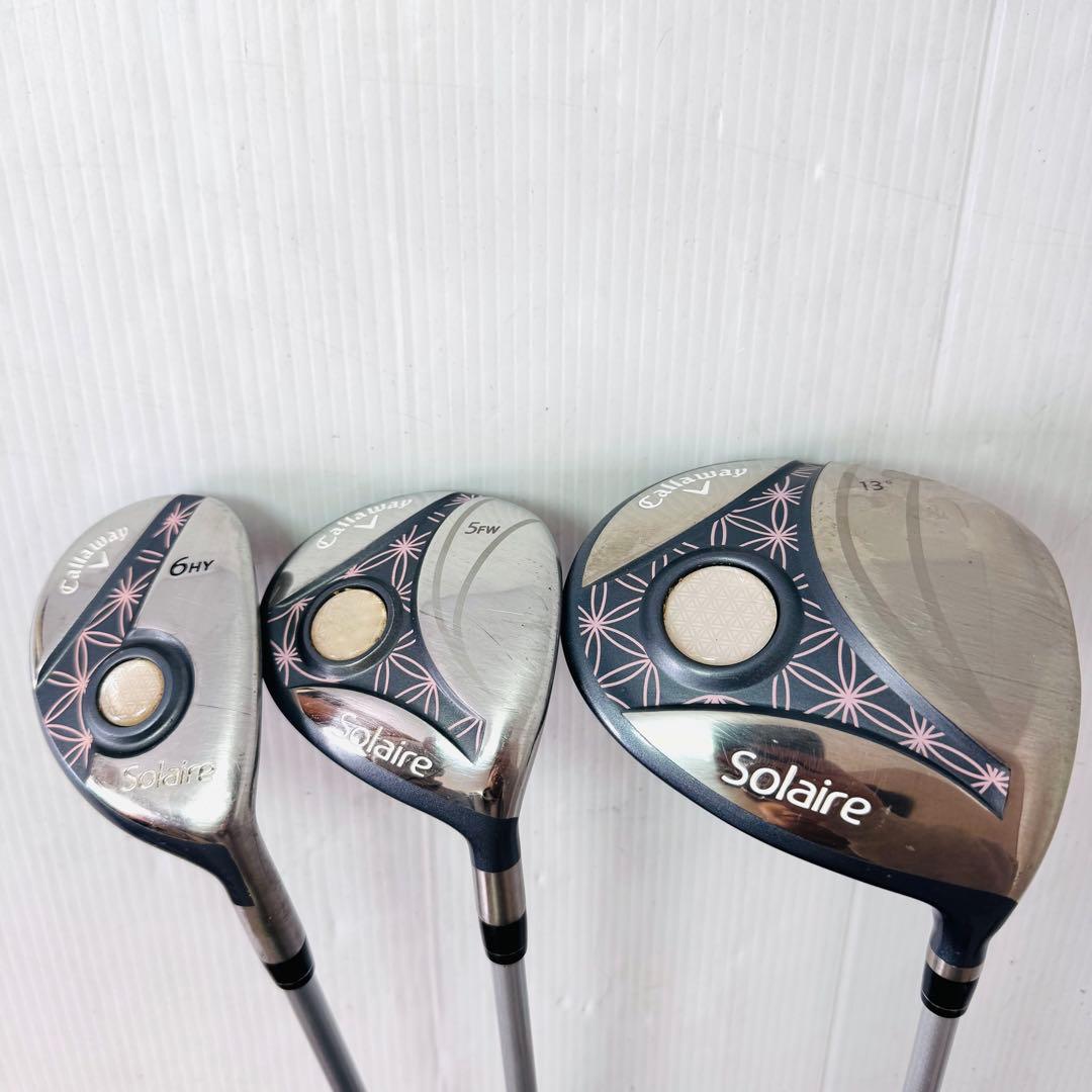 【美品】現行　最新モデル　キャロウェイ　ソレイユ　レディース　ゴルフクラブセット