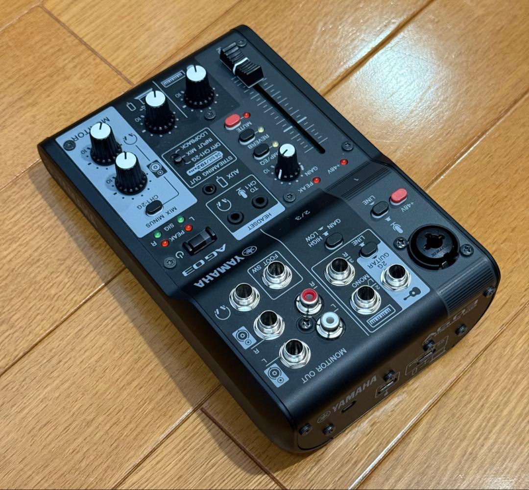 【中古】ヤマハ AG03MK2 と YCM01 のセット