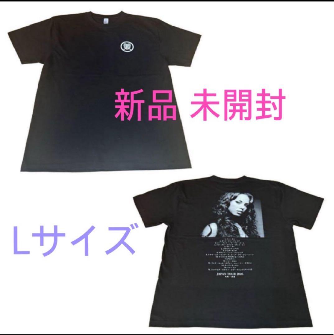 新品　未開封　Alicia keys アリシアキーズ　Tシャツ　ブラック　L