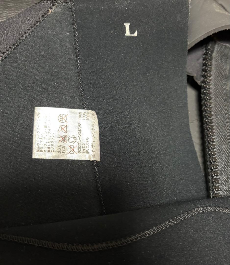 未使用品　RUSTY ウエットスーツ　セミドライ　フルスーツ　 裏起毛　Lサイズ