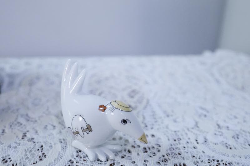 ◆Meissen マイセン コミックバード2体セット フィギュリン 置物 陶器