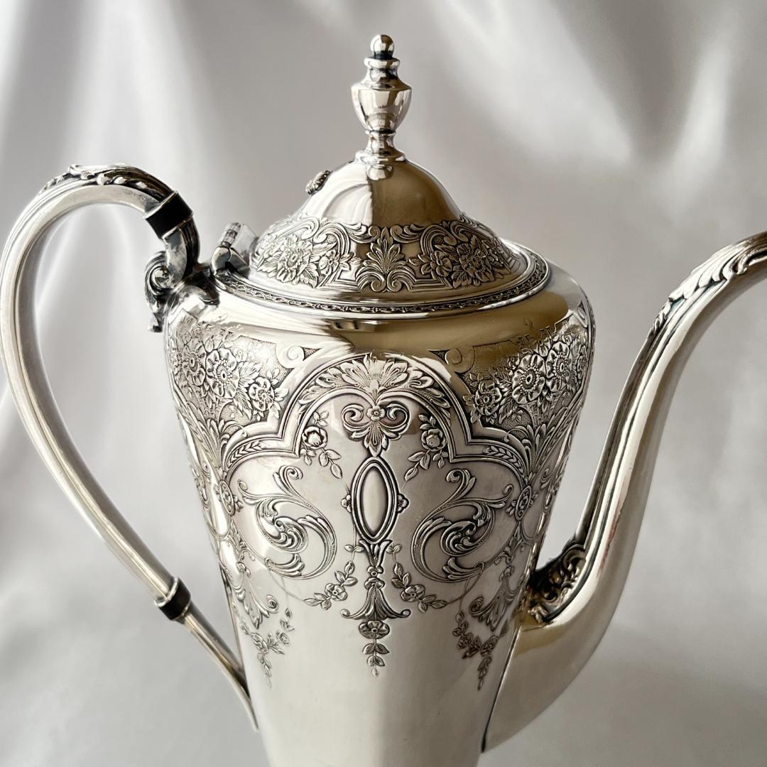 【Wilcox】 コーヒーセット 3点【シルバープレート】