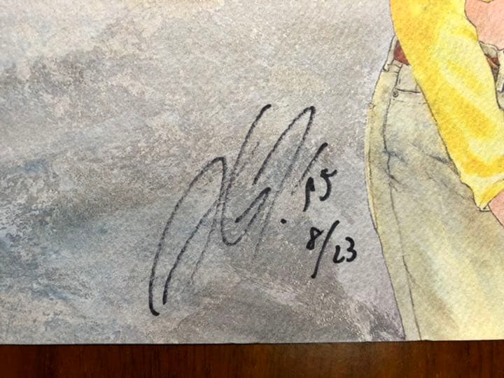 機動警察パトレイバー　高田明美　直筆サイン入りポスター