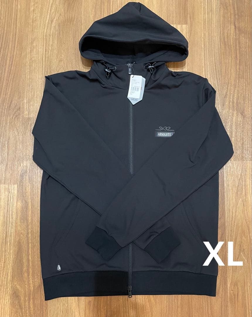 【SY32 SWEET YEARS】メンズ フルジップパーカー XL ブラック