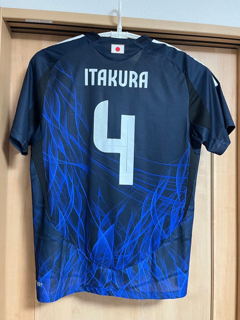 日本代表　板倉滉　♯4 オーセンティックユニフォーム　Y-3 4XLサイズ
