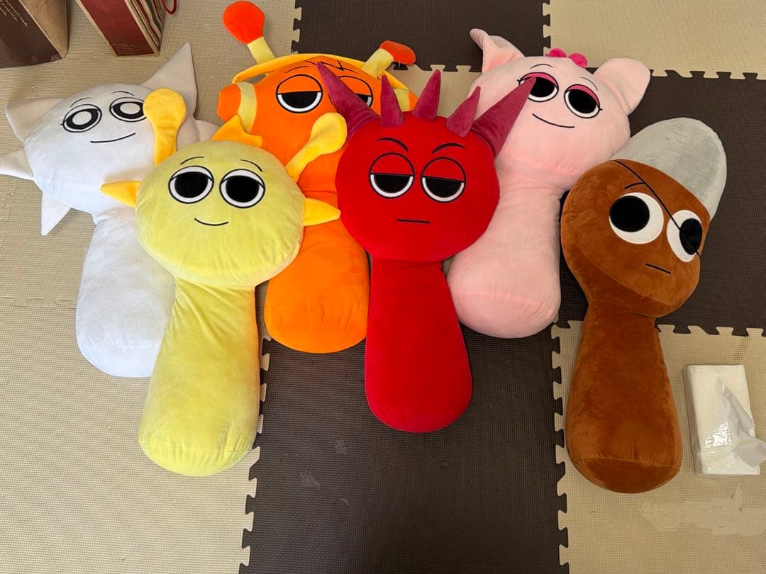 スプランキー　BIGぬいぐるみ　6点セット