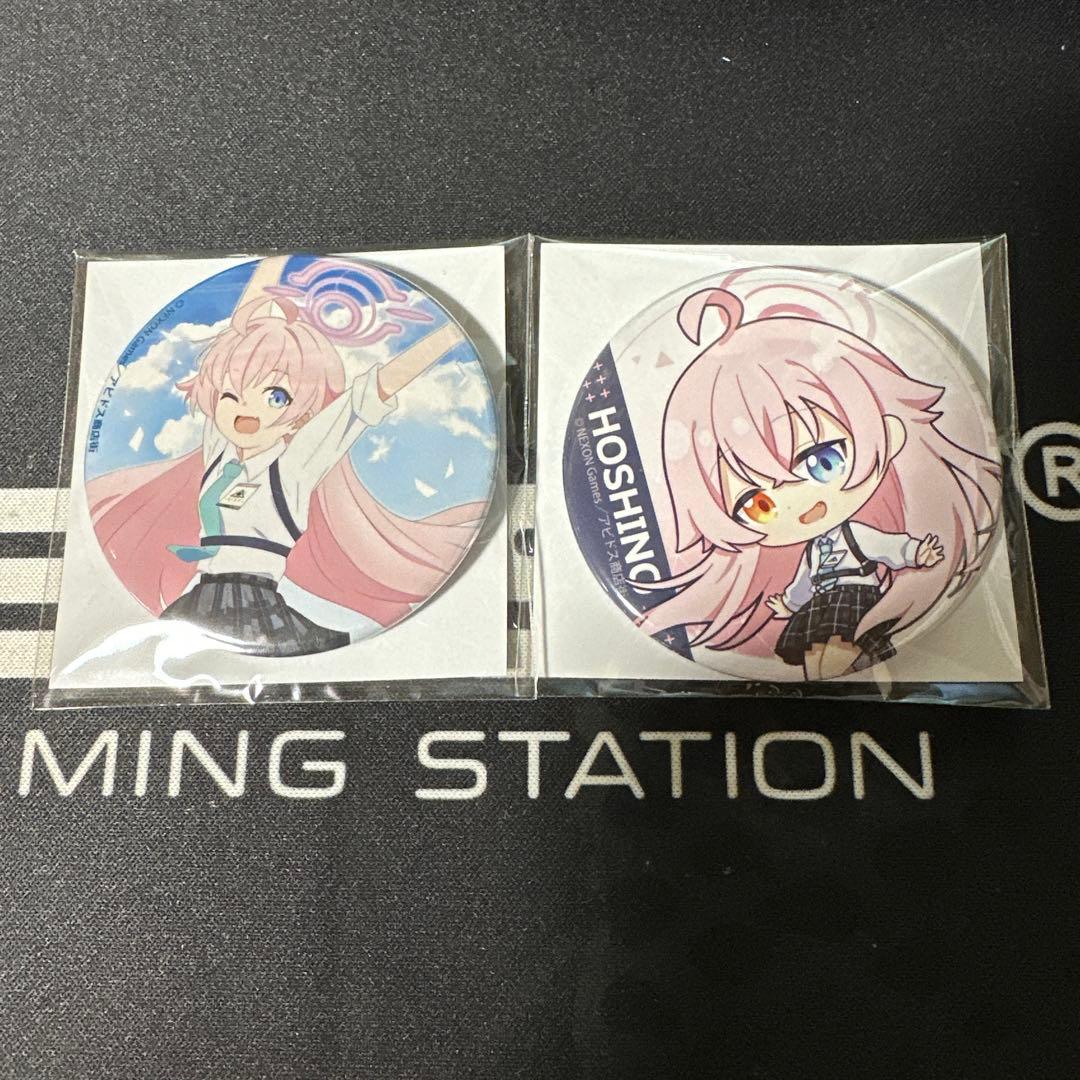 ブルーアーカイブ ブルアカ　くじメイト 缶バッジ 小鳥遊ホシノ　セット