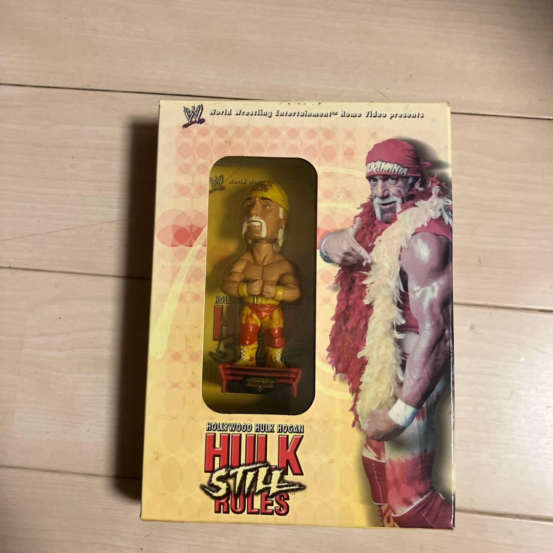 WWE WWF ボブルヘッド　フィギュア　ハルクホーガン　他計5体　オマケカード