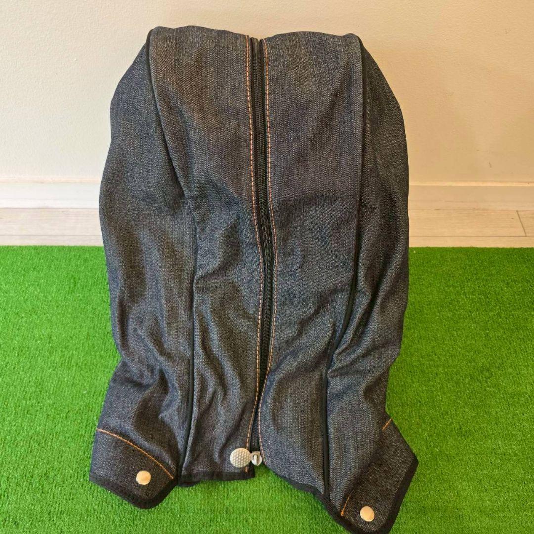 EVISU GOLF デニムキャディーバッグ8分割モデル スタンド機能付き