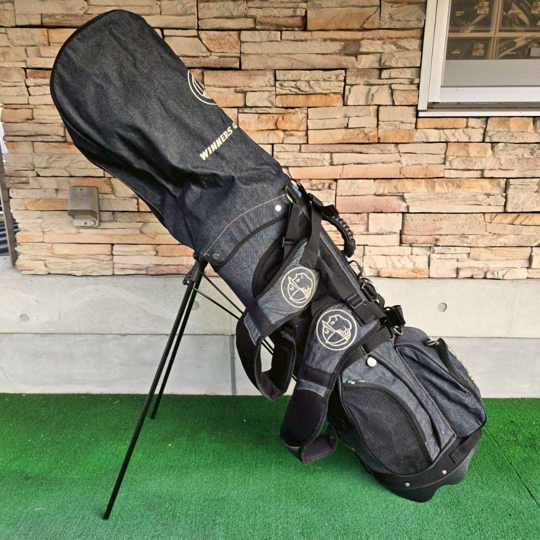 EVISU GOLF デニムキャディーバッグ8分割モデル スタンド機能付き