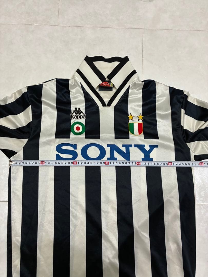 ユベントス　ユニフォーム95/96シーズン　サッカーシャツ SONY 最終値引き