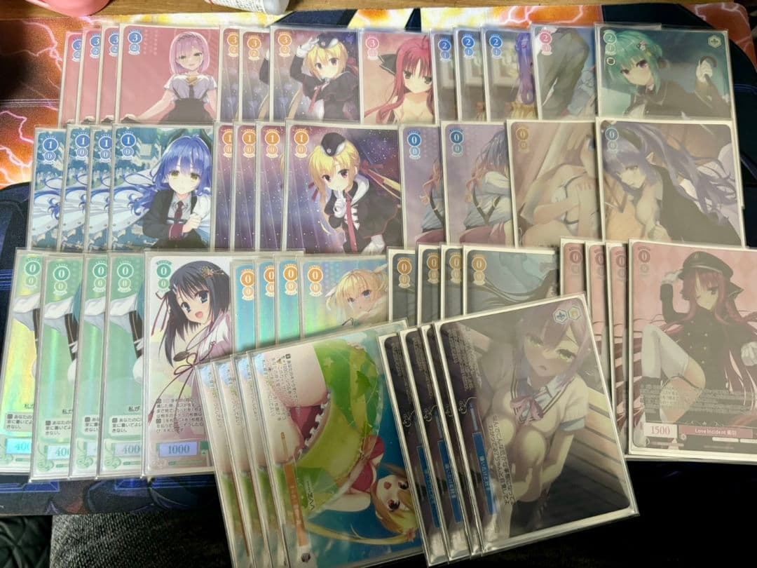 ヴァイスシュヴァルツロゼ　ゆずソフト　枝門デッキ　フルホイル　高レア