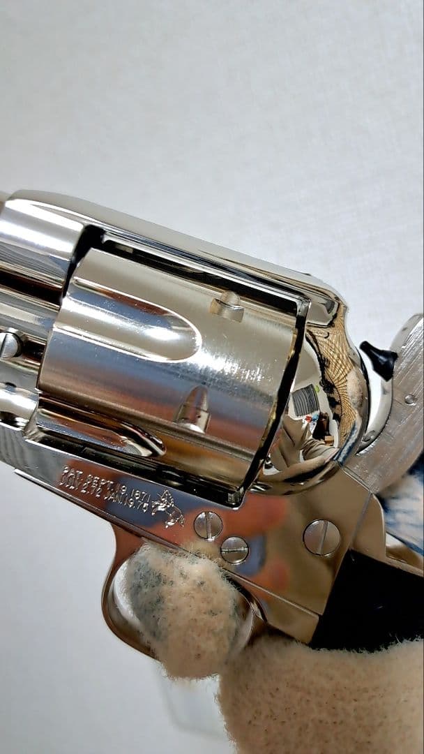 [美品] タナカ SAA ペガサス2 ニッケルフィニッシュ