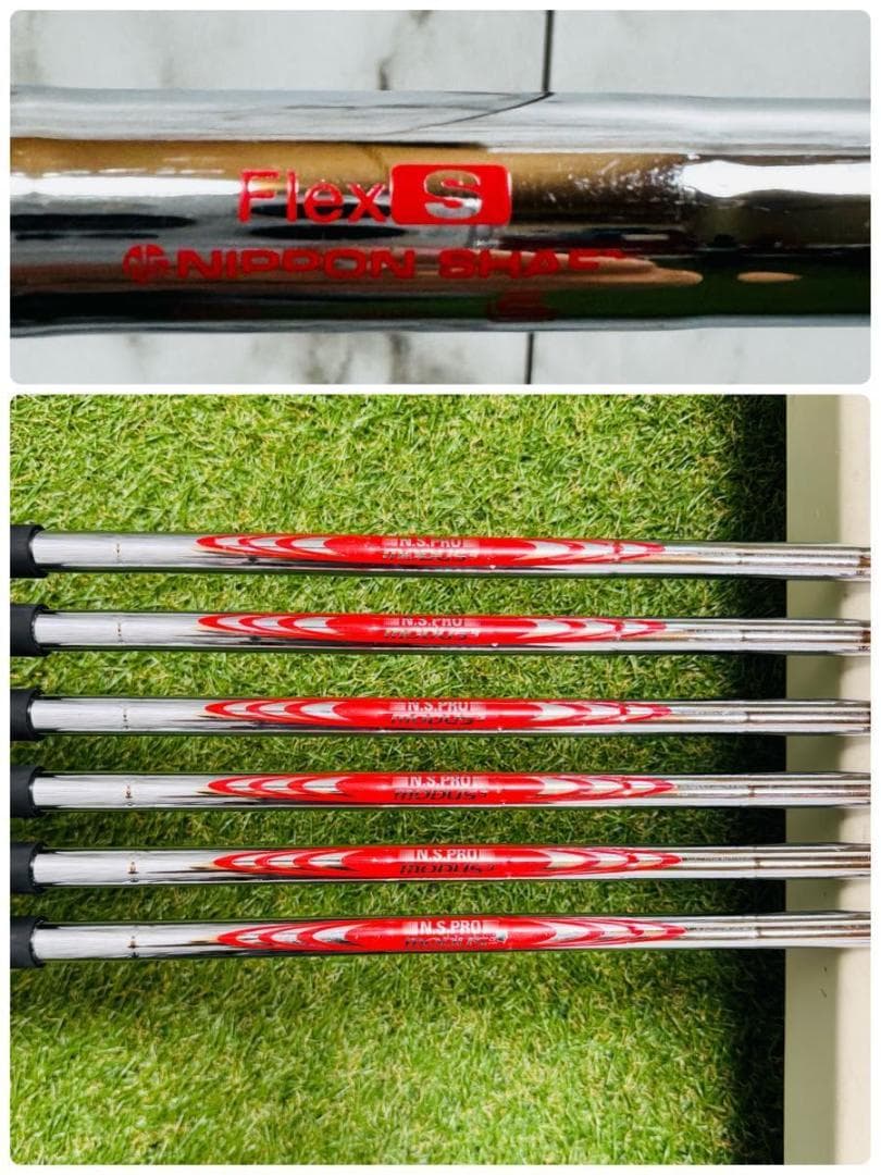 【良品】スリクソン ZX7 MKⅡ メンズアイアンセット 6本 スチール S