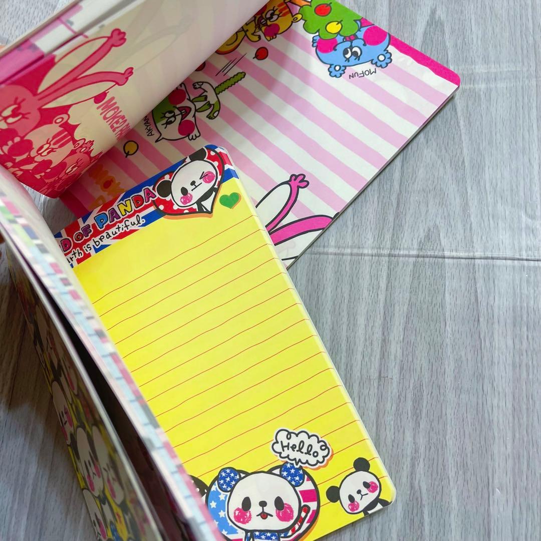 レア　レトロ　メモ帳　ノート　付箋　4冊セット