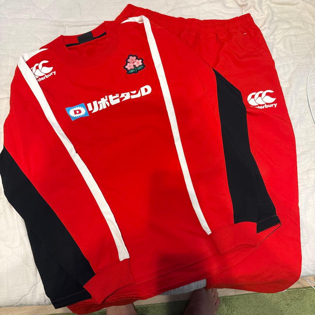 CanterburyリポビタンD ウォームアップウェア セット