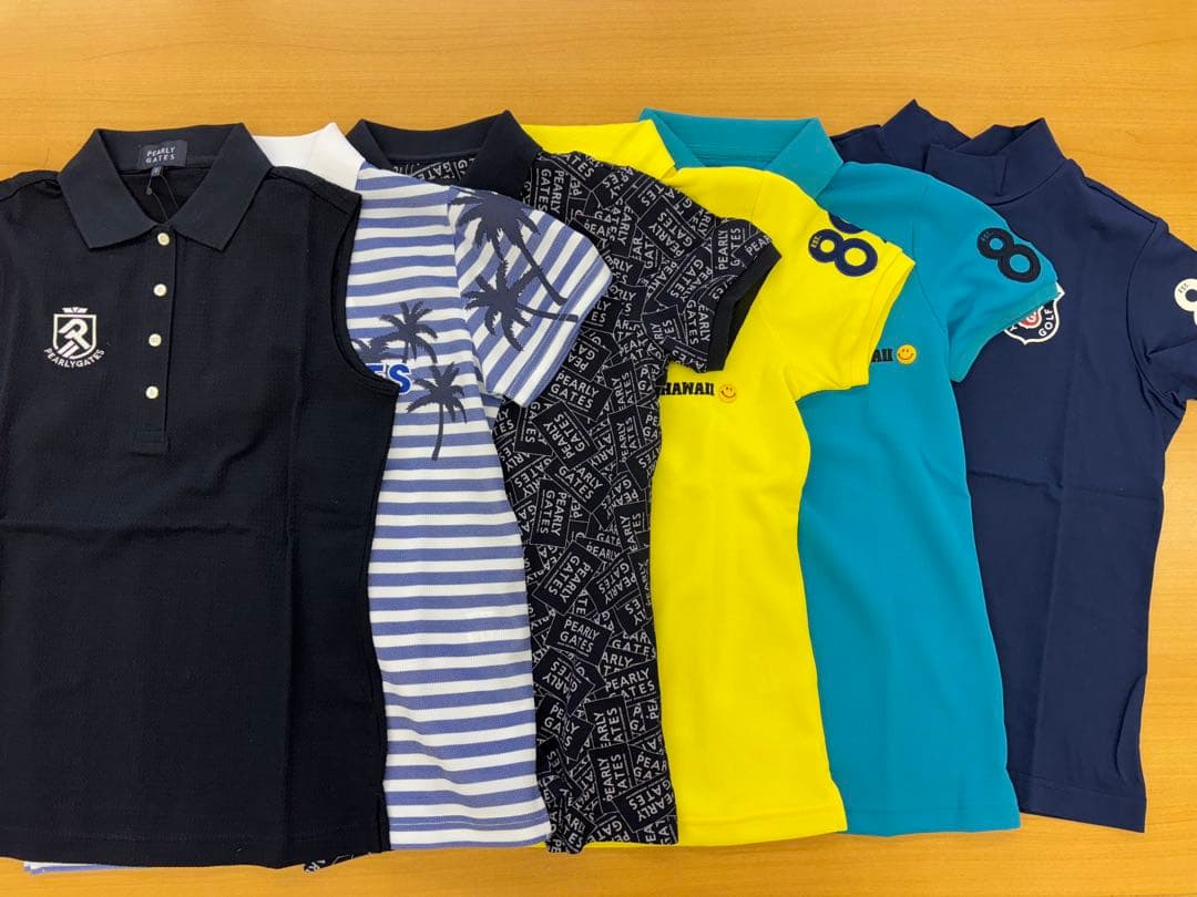 パーリーゲイツレディースポロシャツ6点セット