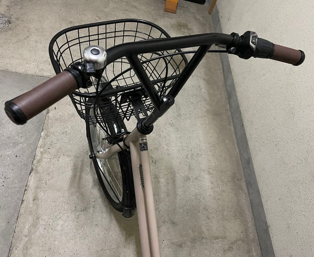 自転車 ブライトデイ プラス マットモカベージュ 20インチ / 外装6段