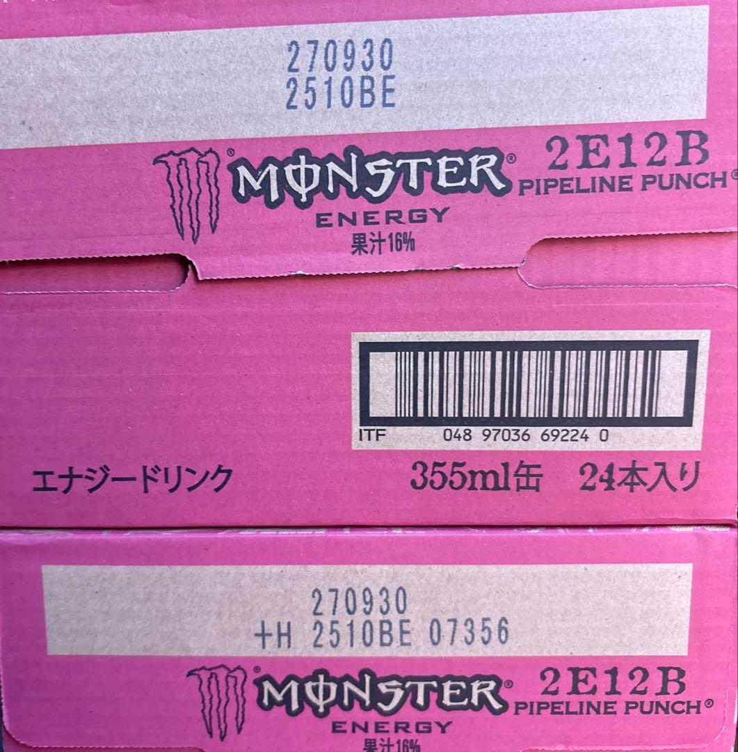モンスターエナジーPunch355ml48本