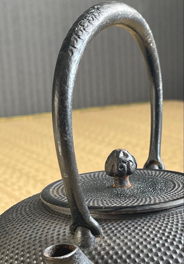 南部鉄器　鉄瓶　光寿堂　未使用　1465g