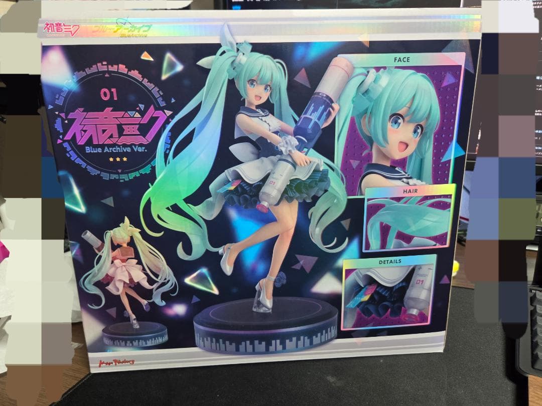 新品未開封　初音ミク　ブルーアーカイブ　フィギュア　ブルアカ