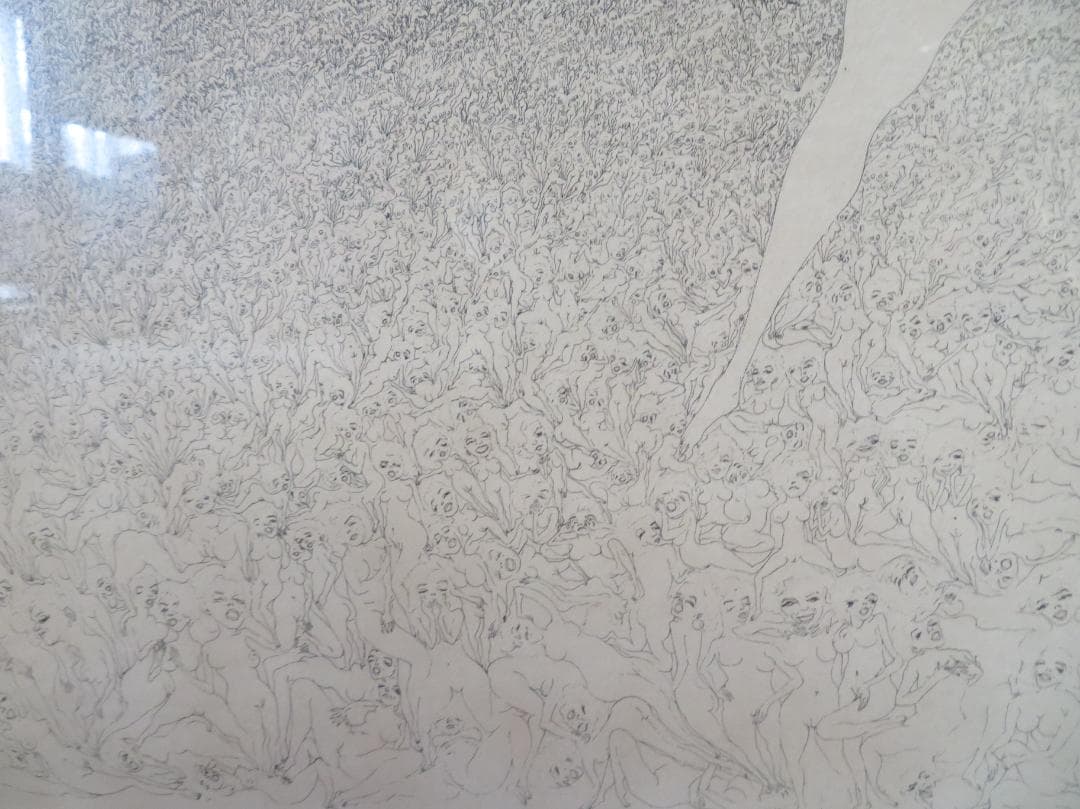 スズキ・シン一（鈴木慎一）　「マリリン曼荼羅」　エッチング　山形県　自由美術協会