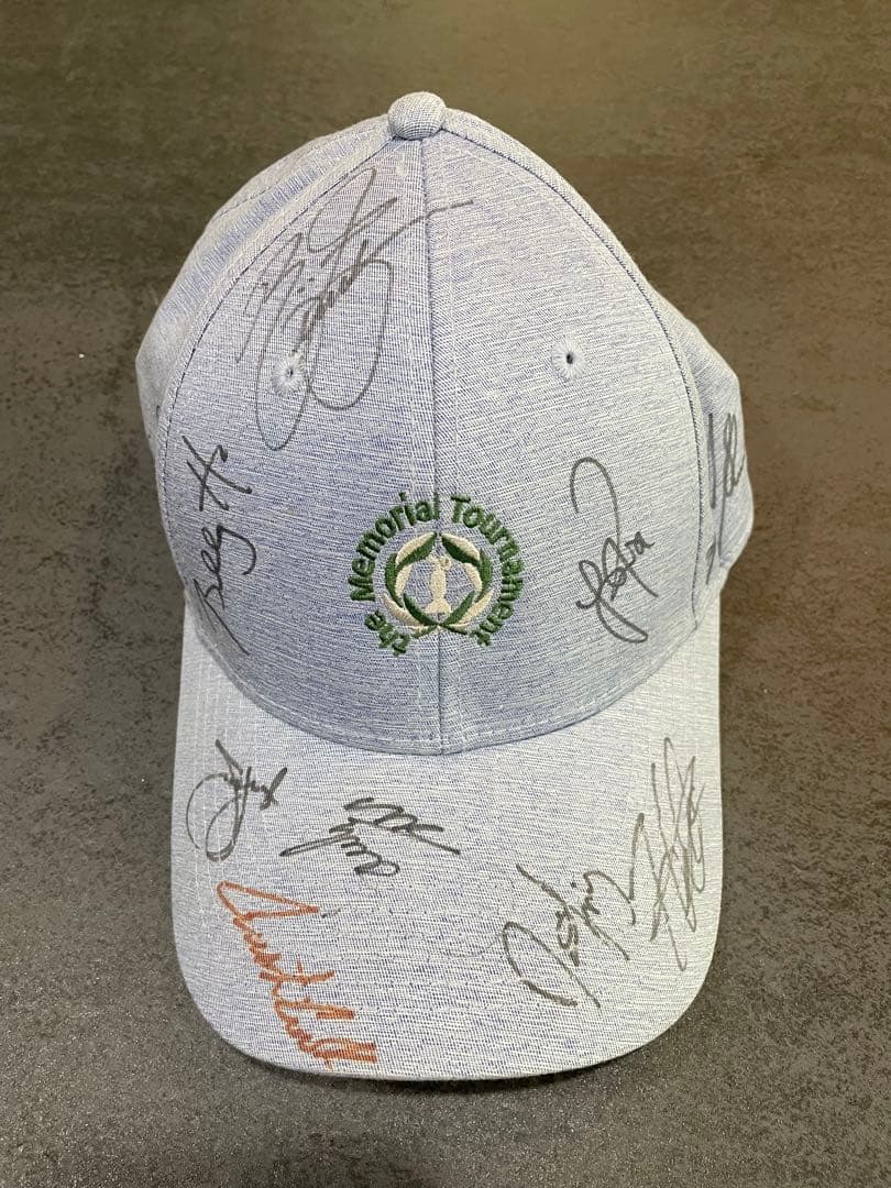 【希少】松山英樹　リッキーファウラー アダムスコット他　サイン入りキャップ