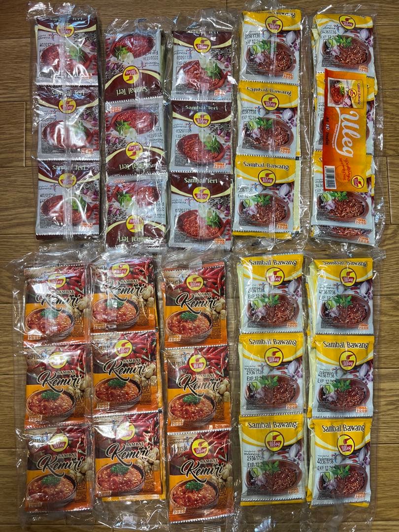 SEN専用 インドネシア チリ ULEG サンバル 1270袋 boncabe