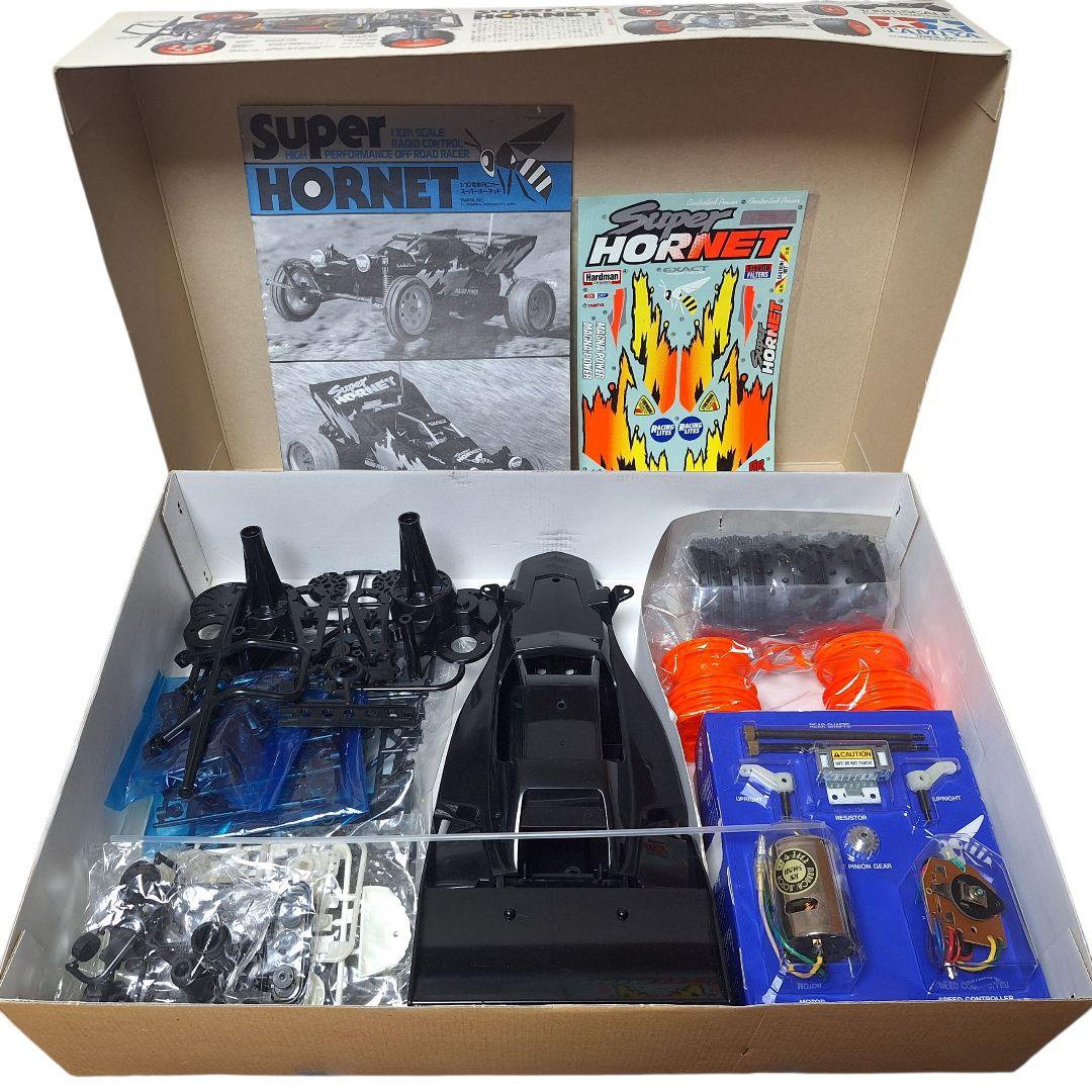 タミヤ スーパーホーネット 未組立 欠品無 箱付 RCバギー 58124　当時物