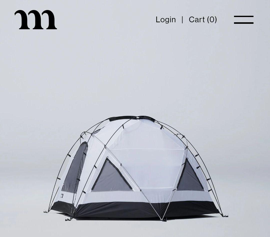 muraco　ムラコ　GUSTAV 4P テント 4人用 黒 グレー