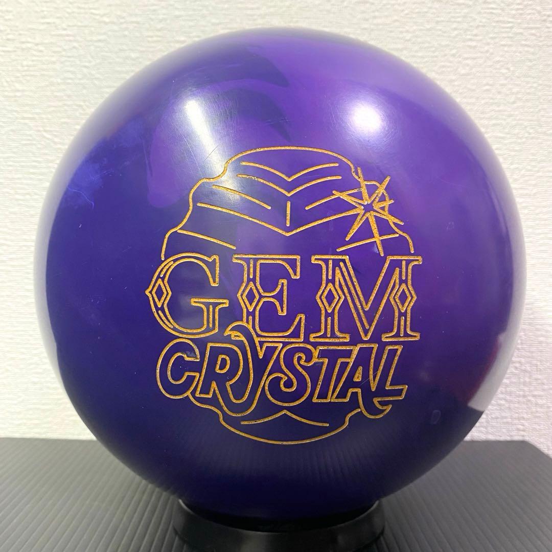 プラグ済み Gem Crystal 15P 人気中古品 ボウリング ボール ロト