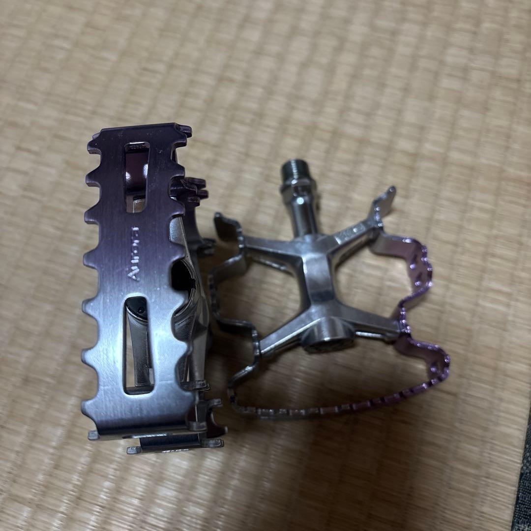 三ヶ島ペダル A uroraシルバーパープル