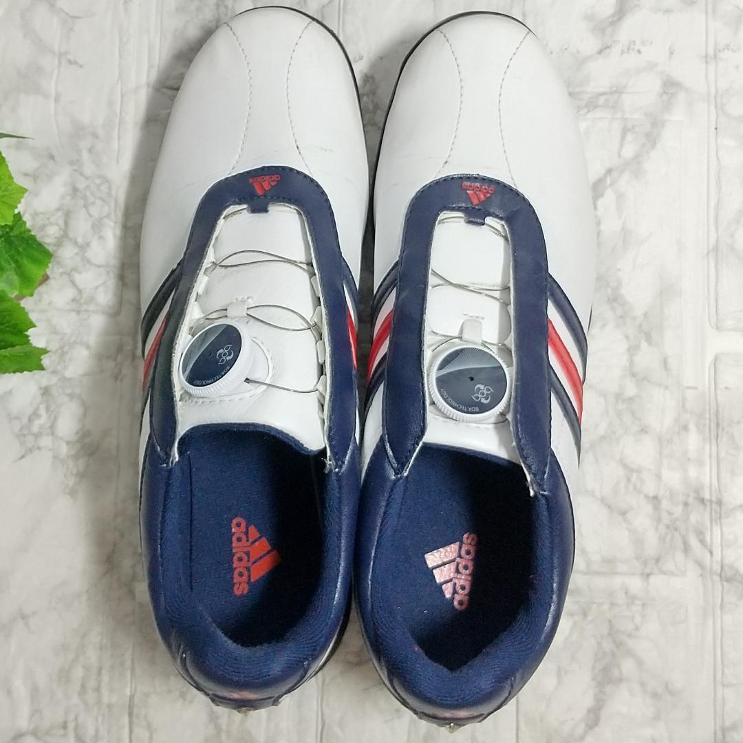 【美品】adidasゴルフシューズ　24cm BOAシステム