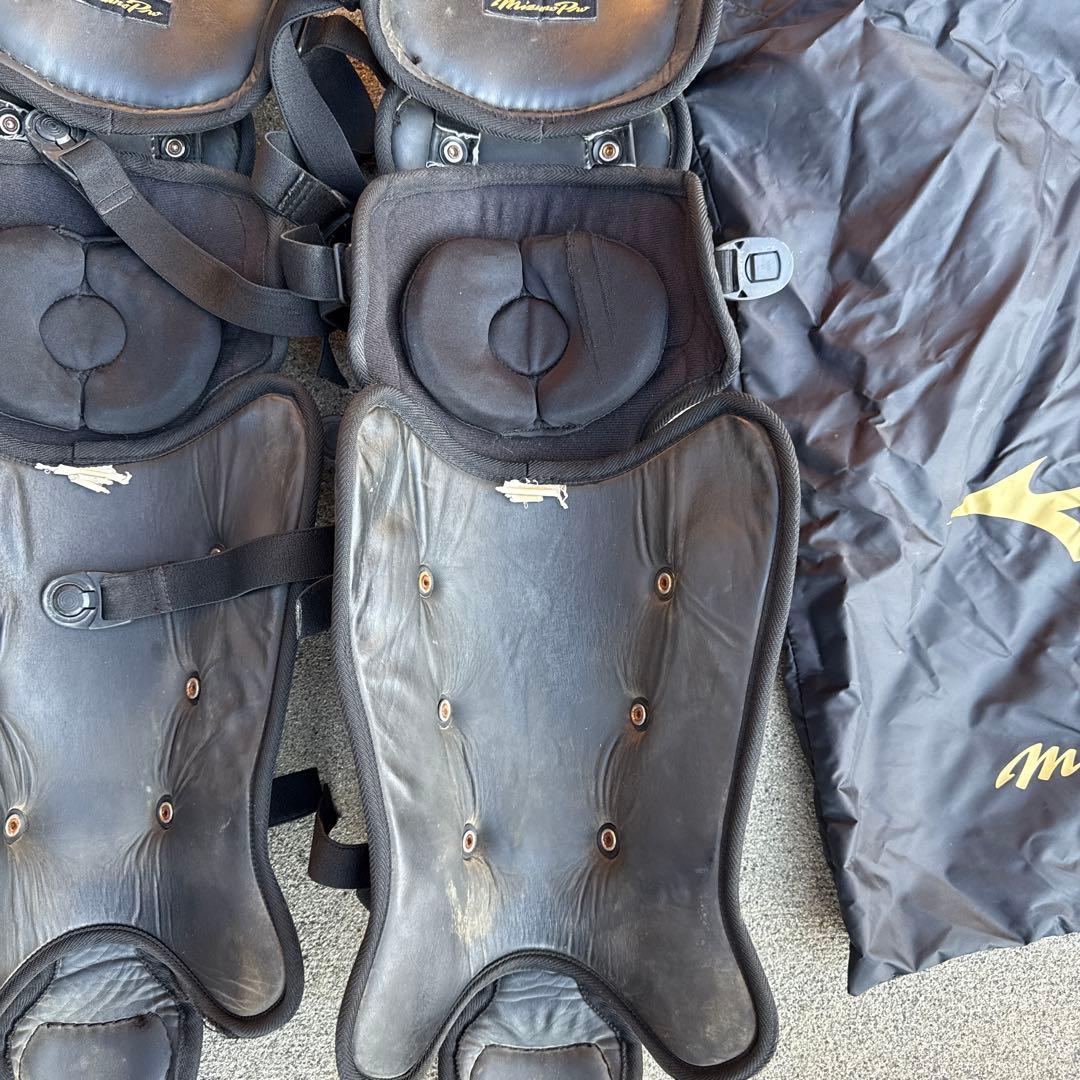 ミズノプロ キャッチャー用防具一式 軟式用 マスクはミズノ