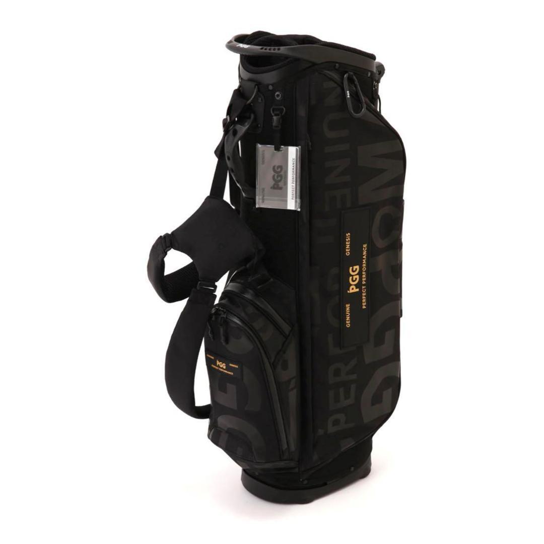 ○★新品未使用 パーリーゲイツ ブラックロゴ スタンド式キャディバッグ ブラック