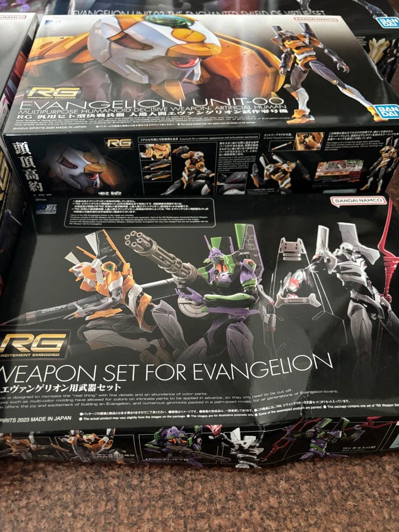 RG エヴァンゲリオン プラモデル 未組立6個セット
