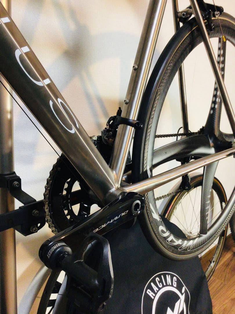 TNi チタンフレーム ロードバイク デュラエース9000系コンポ 未走行車