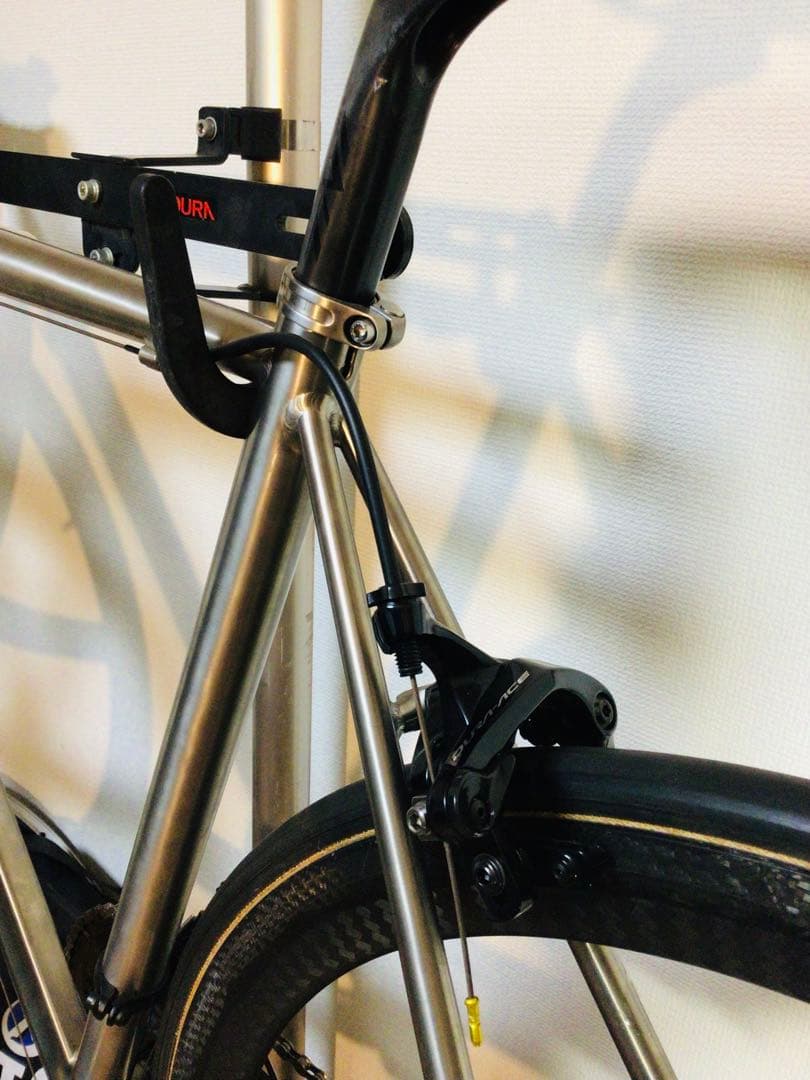 TNi チタンフレーム ロードバイク デュラエース9000系コンポ 未走行車