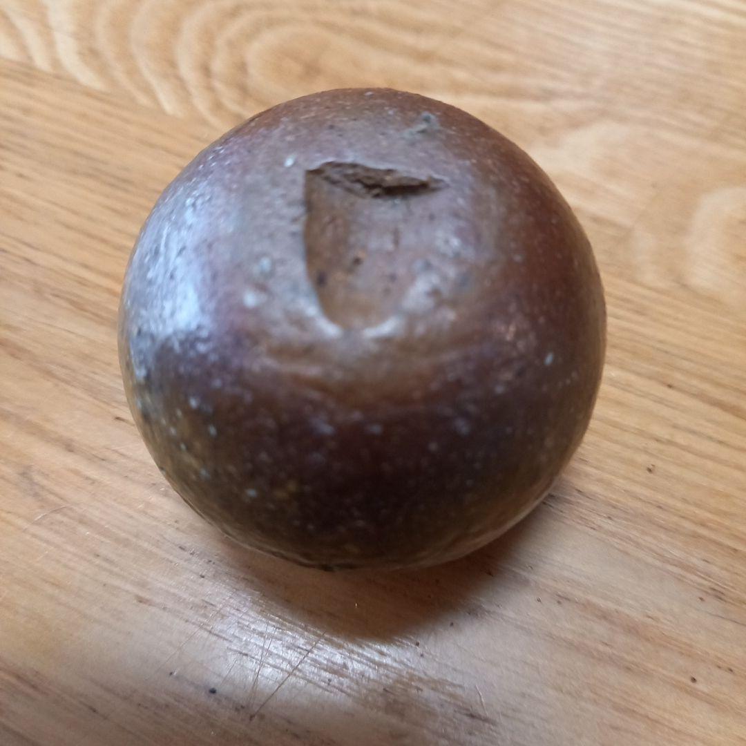 陶器オブジェ　作家物　分割陶箱➕丸い一輪挿し鈴音➕陶器お香立て　オマケ付き