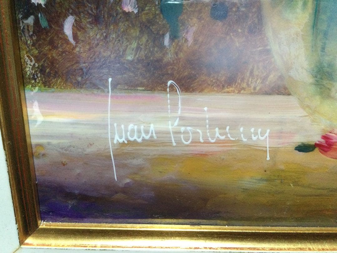 絵画 花絵 コーティング加工 G170