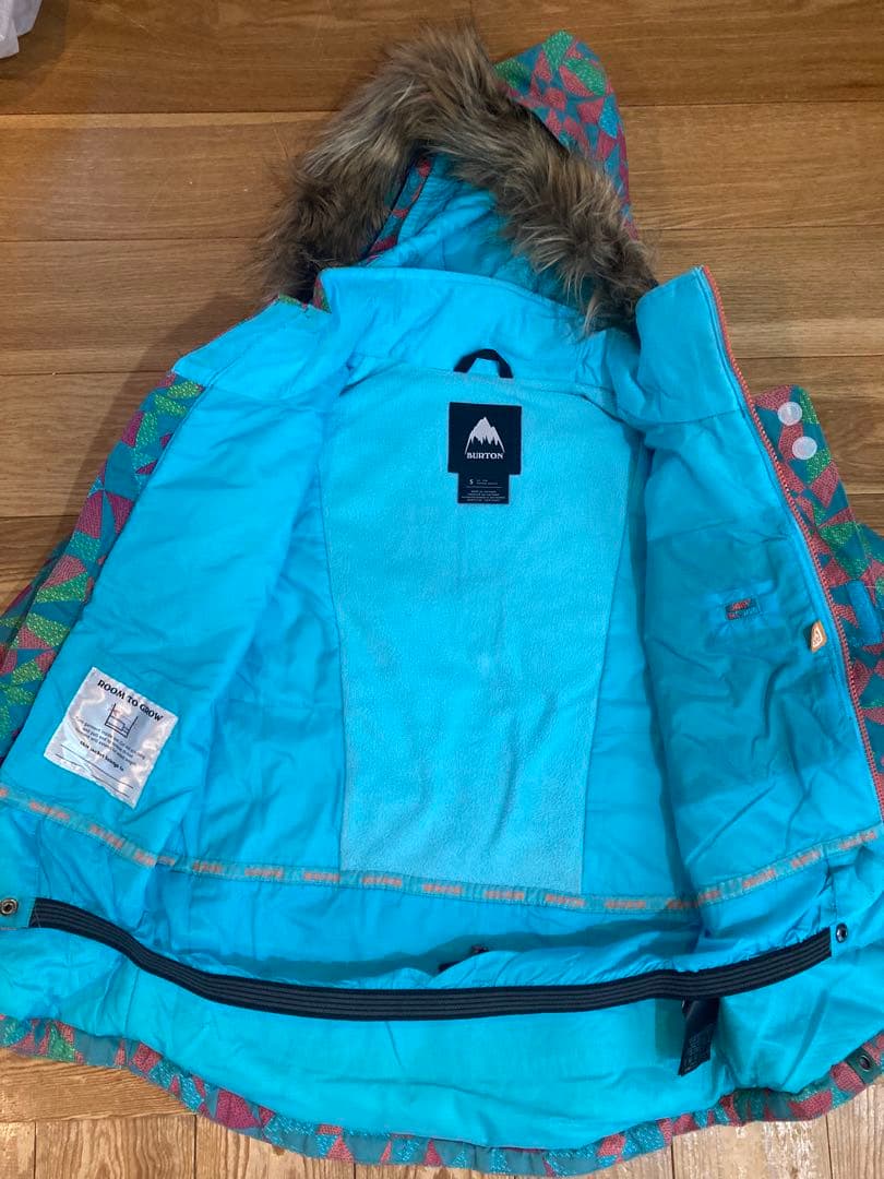 美品★Sサイズ上下セットBurtonバートンキッズ スノーボードウェアウィンター